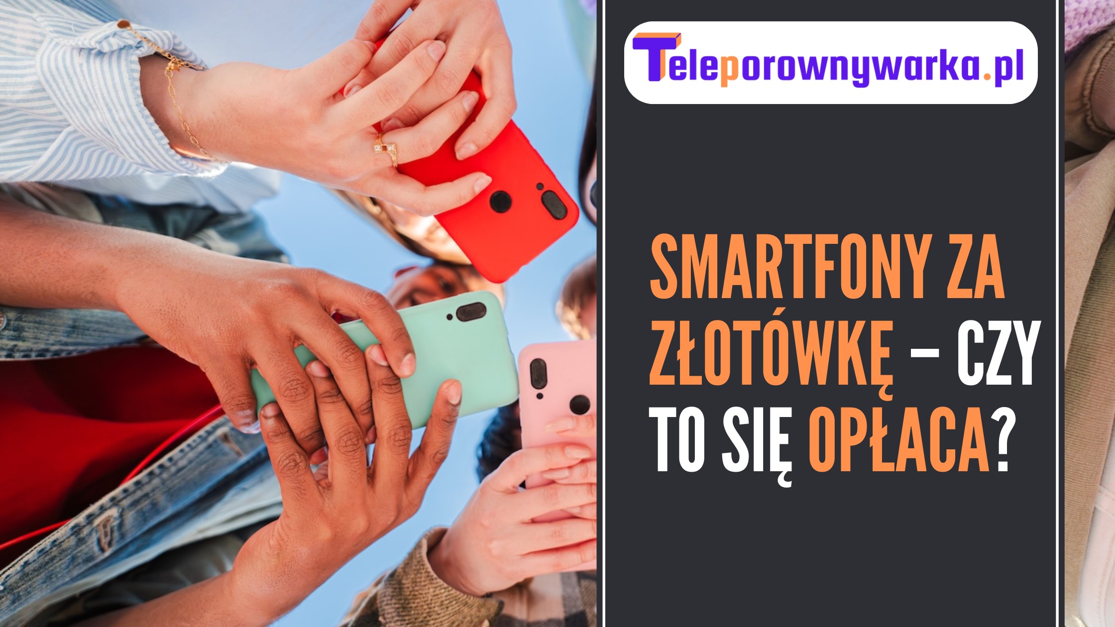 smartfon za złotówkę obrazek dekoracyjny
