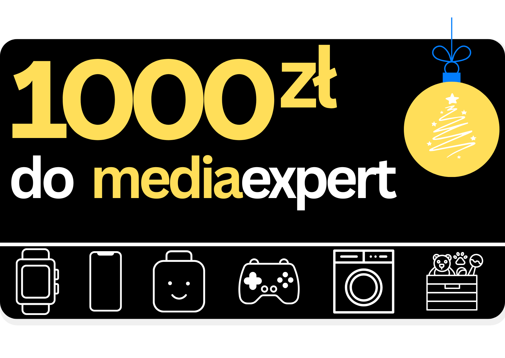 1000 zł do media expert - grafika konkursowa