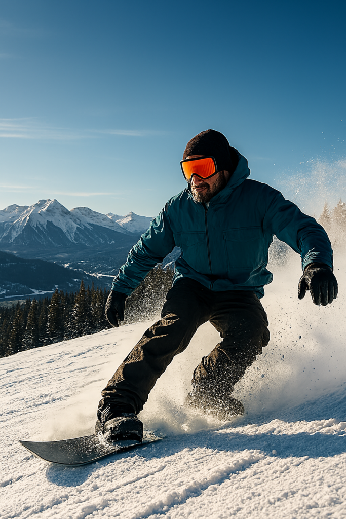 snowboarding ilustracja