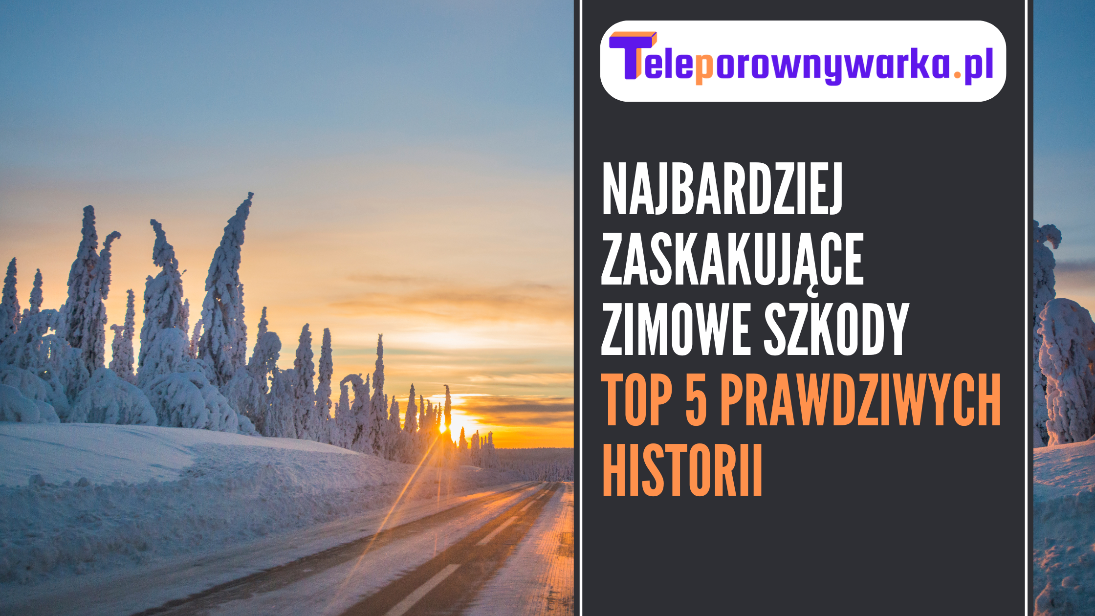 Ilustracja tekstu ,,Najbardziej zaskakujące zimowe szkody. Top 5 prawdziwych historii''