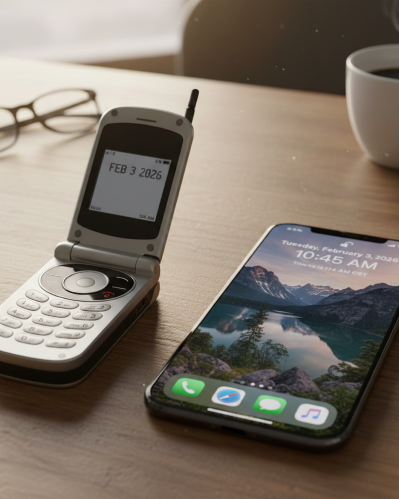 ilustracja dwoch modeli telefonow, istotne w wyborze abonamentu