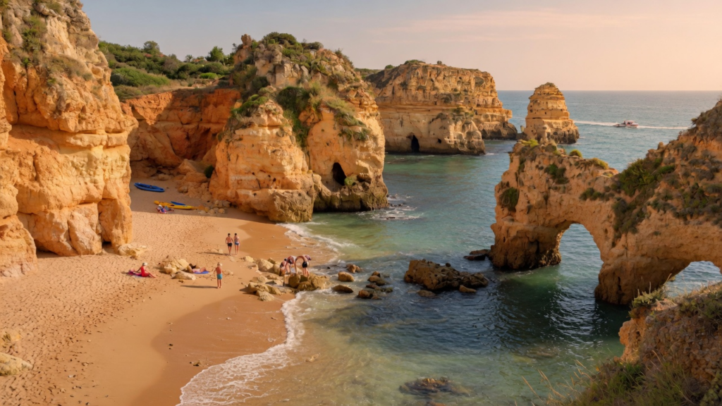 plażowanie Praia da Marinha