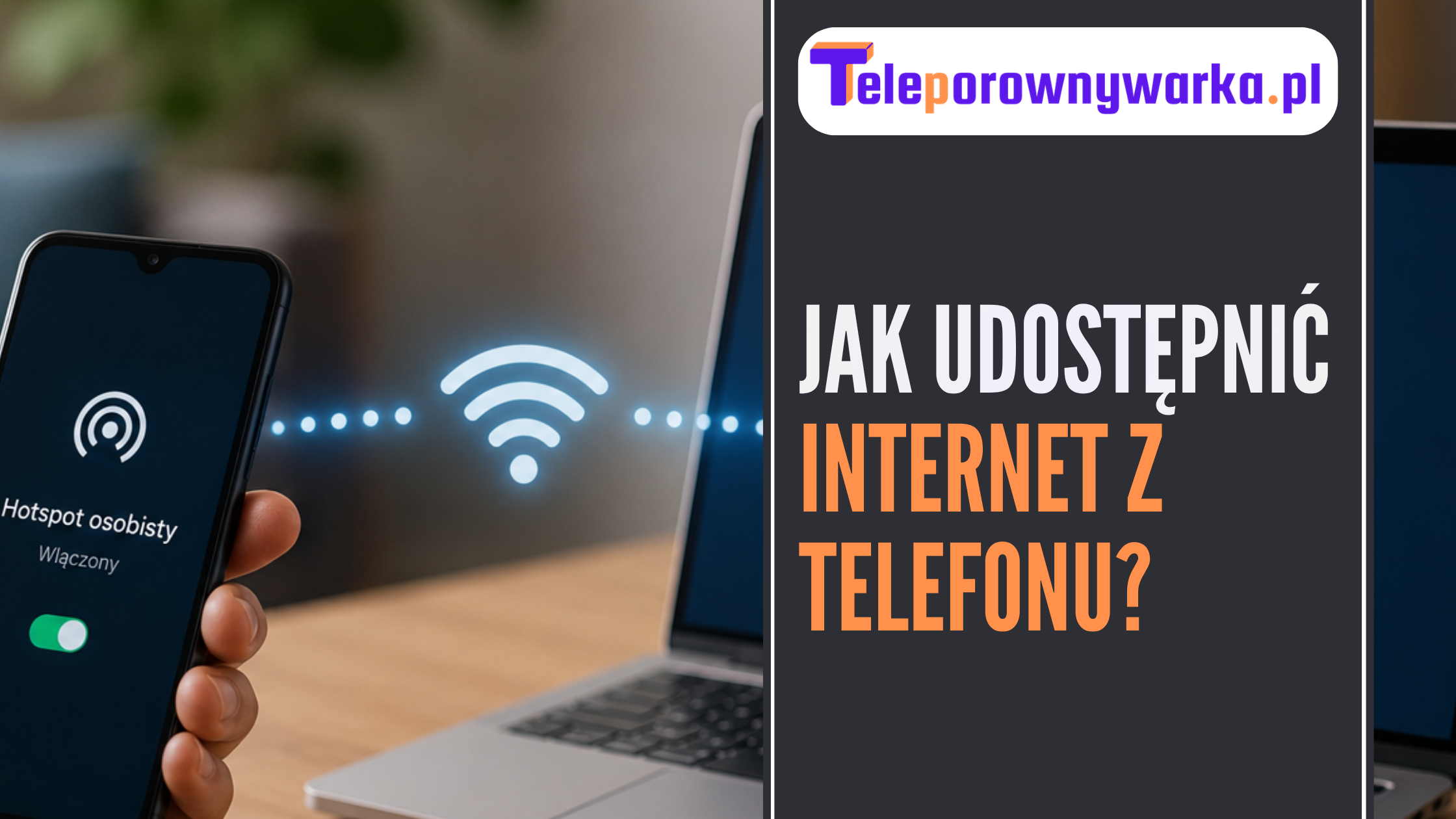 Ilustracja tesktu Jak udostępnić internet z telefonu?