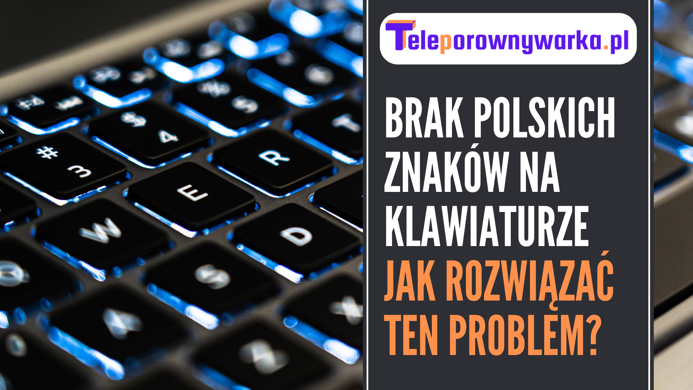 brak polskich znaków